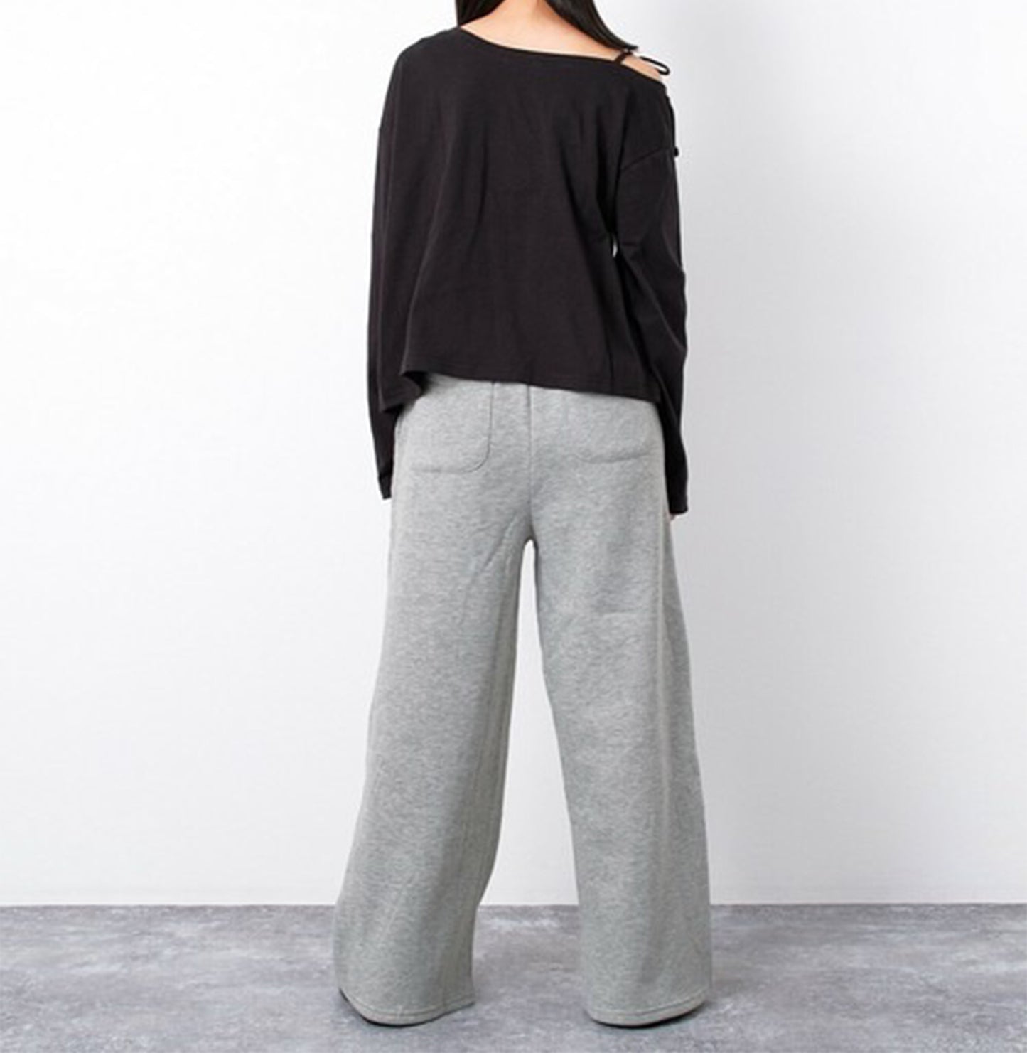 RiCO SUCRE One-shoulder Long T-shirt