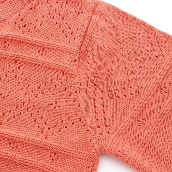 SERAPH Pearl Button Balloon Sleeve Cardigan