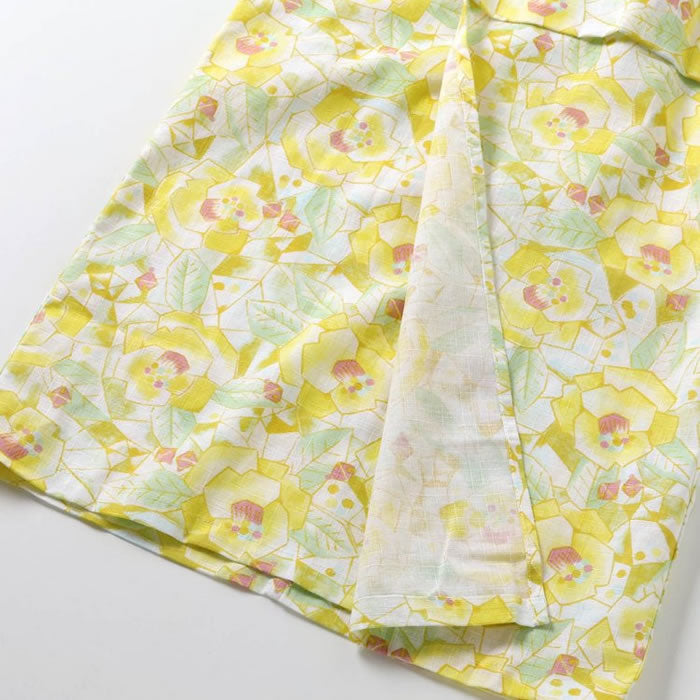 SERAPH Easy to wear large flower pattern yukata set
