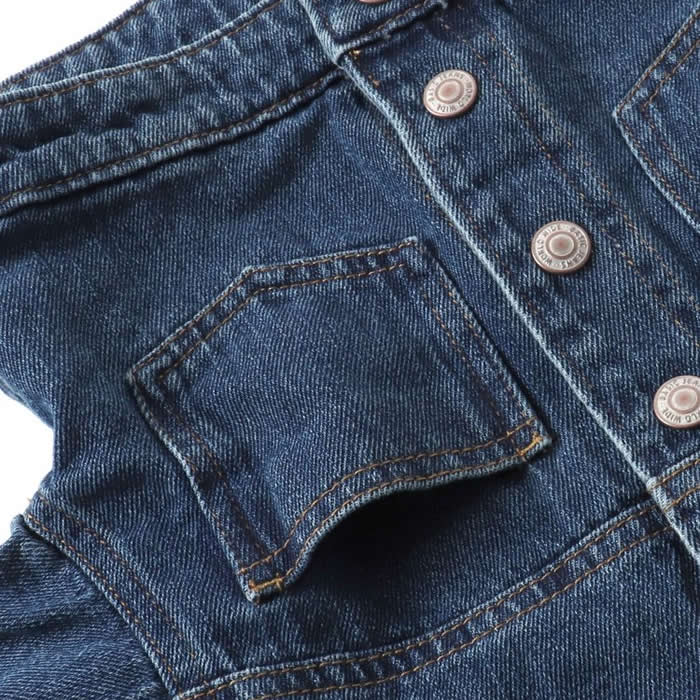SERAPH puff sleeve denim jacket