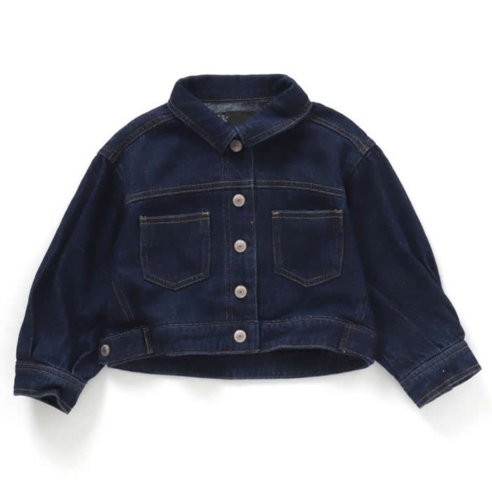 SERAPH puff sleeve denim jacket