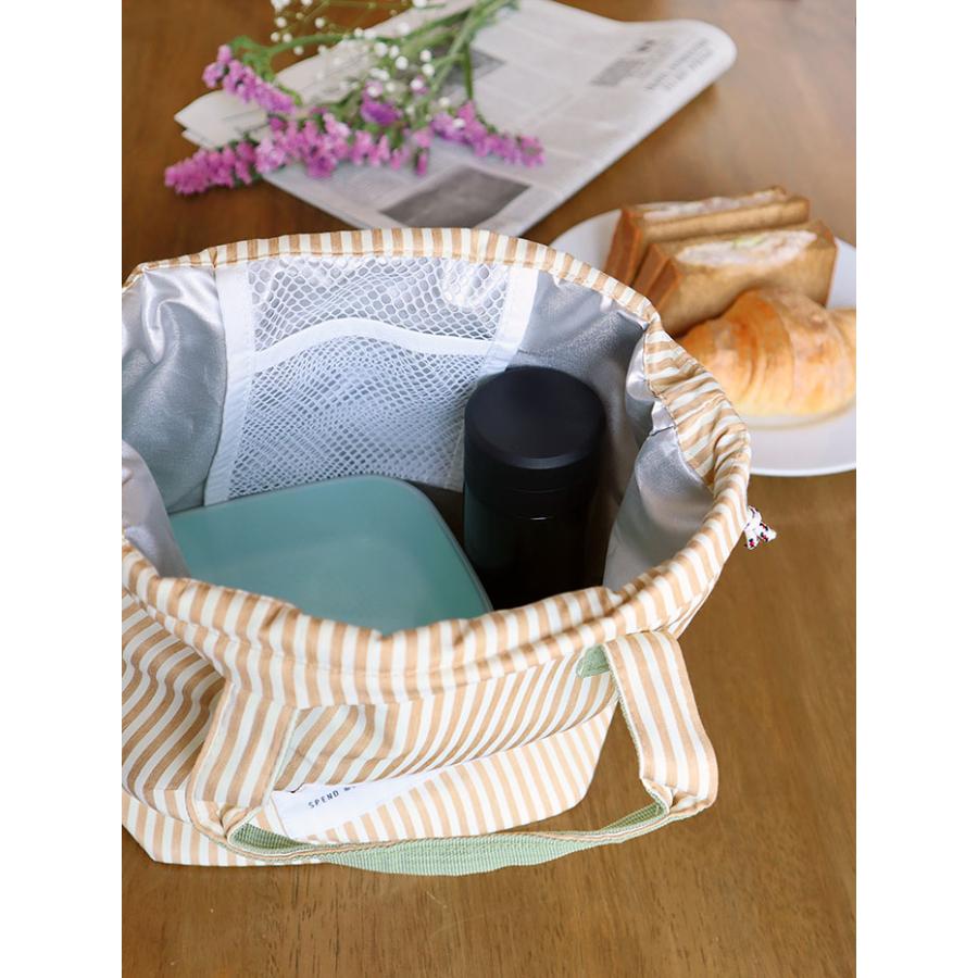 Drawstring cooler bag, lunch bag, waterproof, heat-insulating, cold-insulating, wired lunch tote, lunch bag, stylish, picnic, field trip, school, office, women, children, men