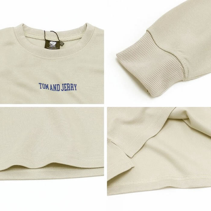 Tom and Jerry back print big sweatshirt