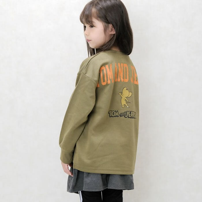 Tom and Jerry back print big sweatshirt