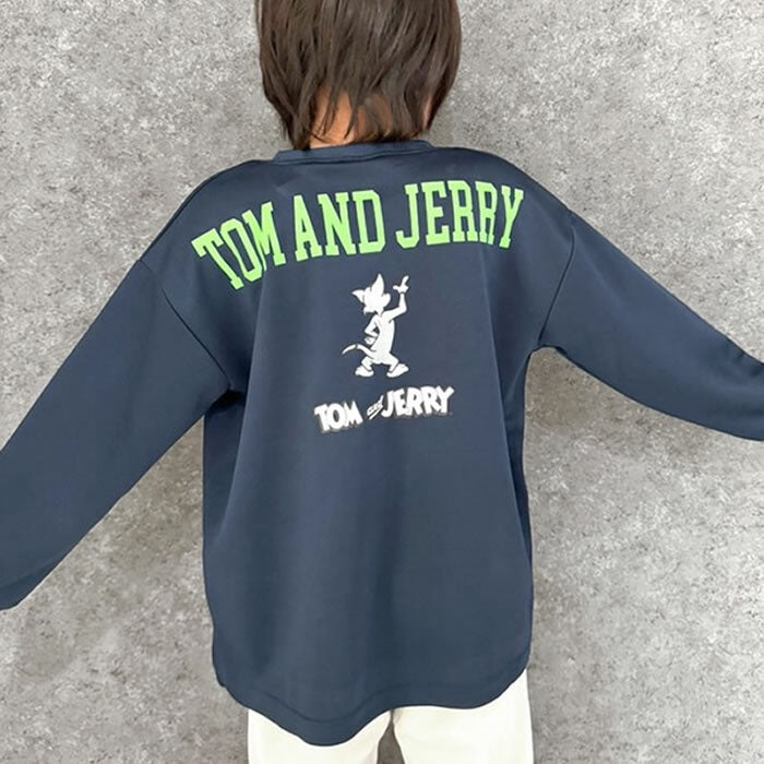 Tom and Jerry back print big sweatshirt