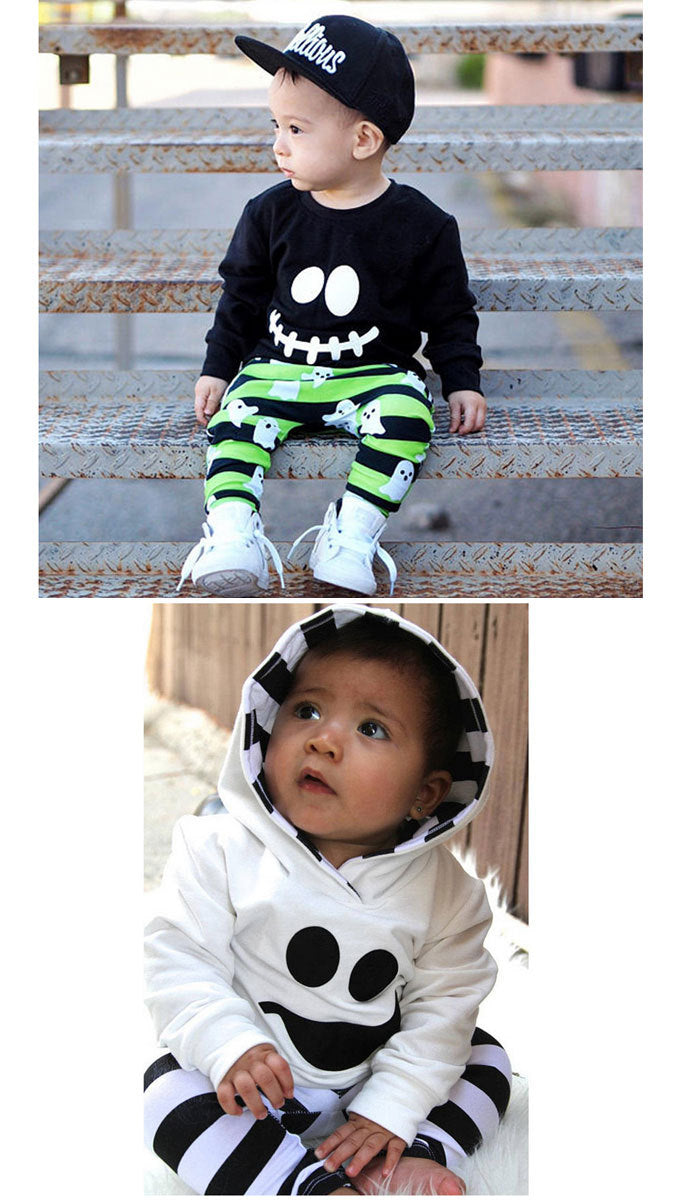 Long Sleeve Ghost Long T-Shirt Halloween Costume