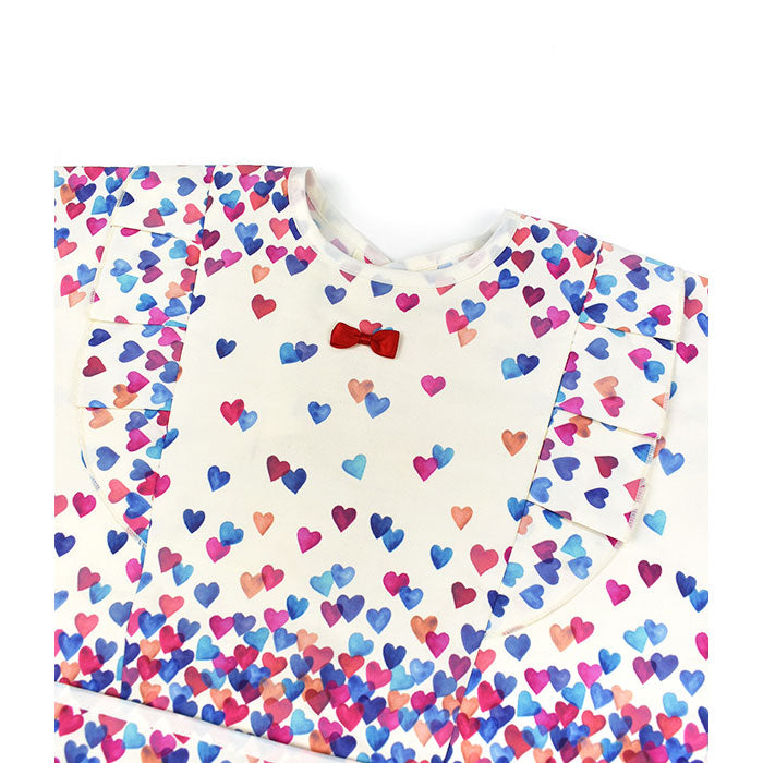 Ocean & Ground Long-sleeved meal apron for safe finger food!