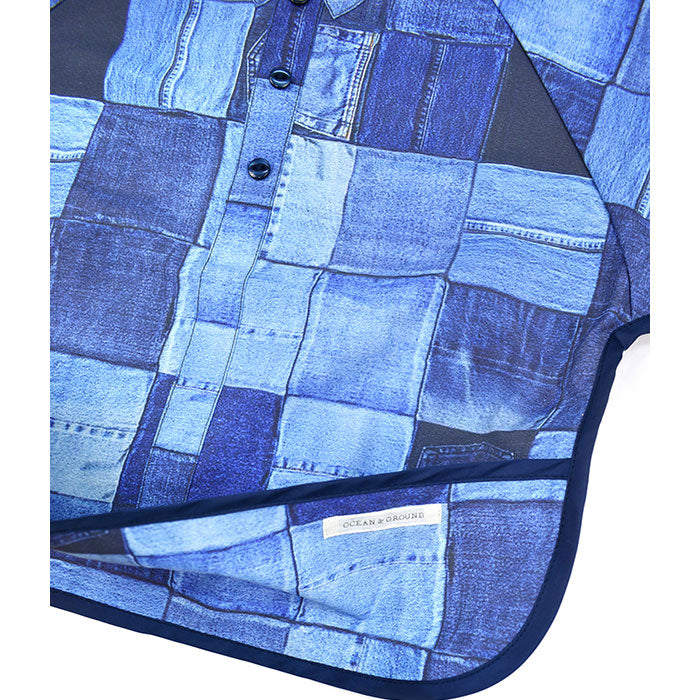 Ocean & Ground Long-sleeved meal apron for safe finger food!