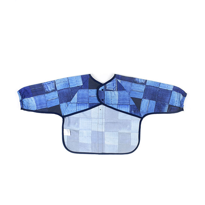 Ocean & Ground Long-sleeved meal apron for safe finger food!