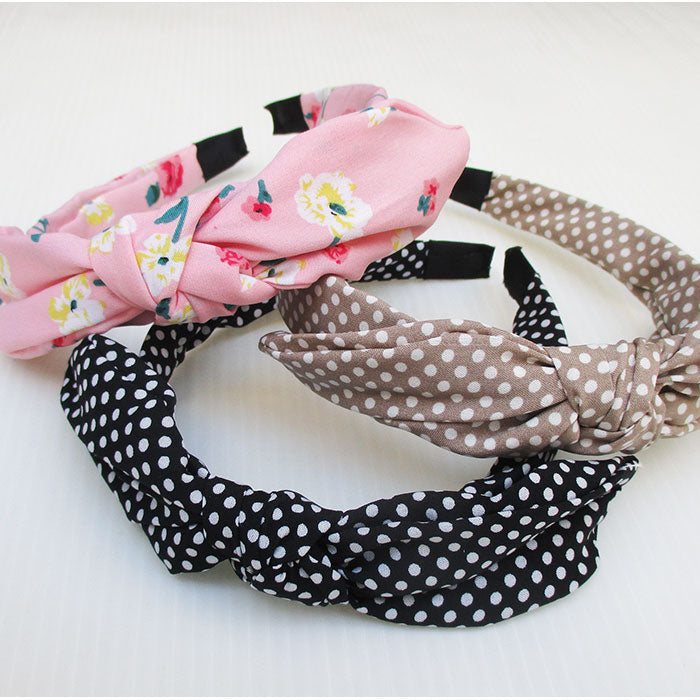 Adjustable wired headband with bunny ears