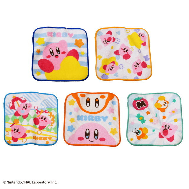 Set of 5 character mini towels and handkerchiefs