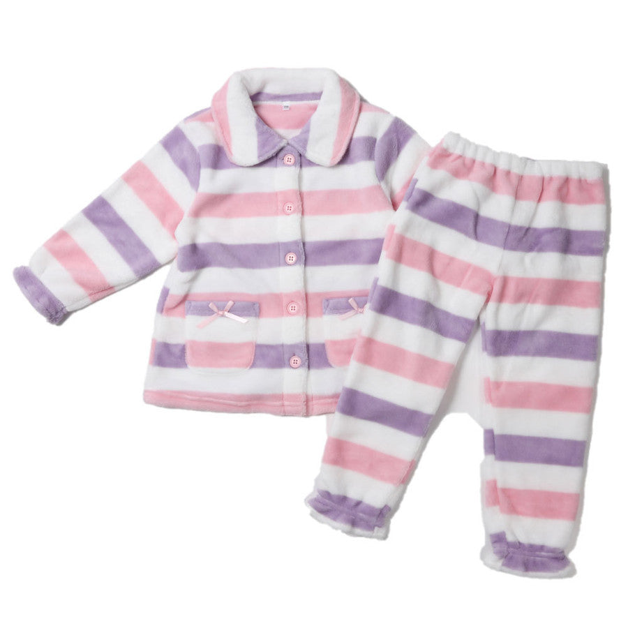Kids fleece pajamas 100 110 120 130 sizes