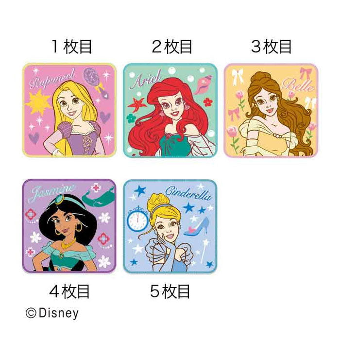 Set of 5 character mini towels and handkerchiefs