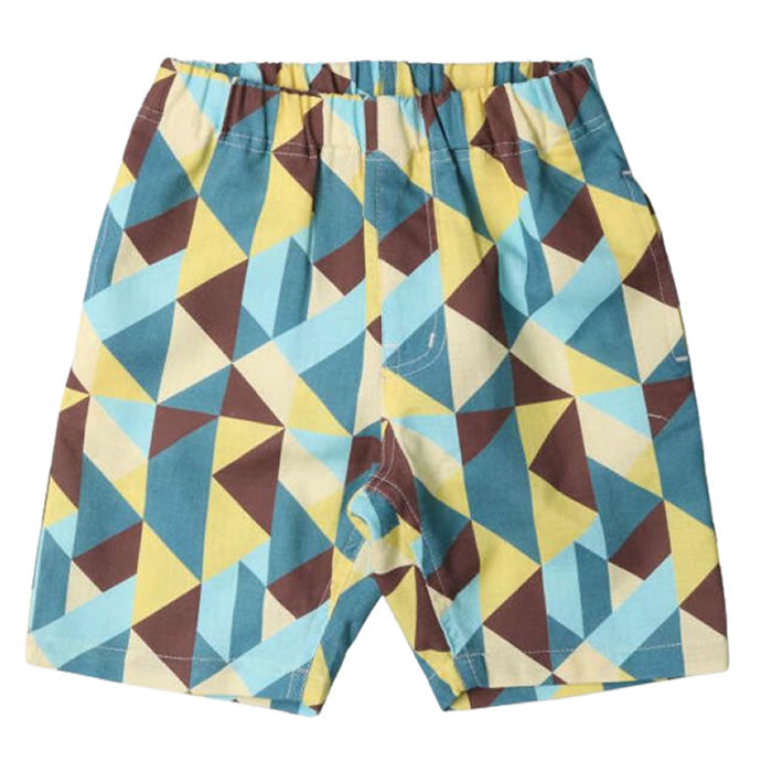 Crescent print shorts