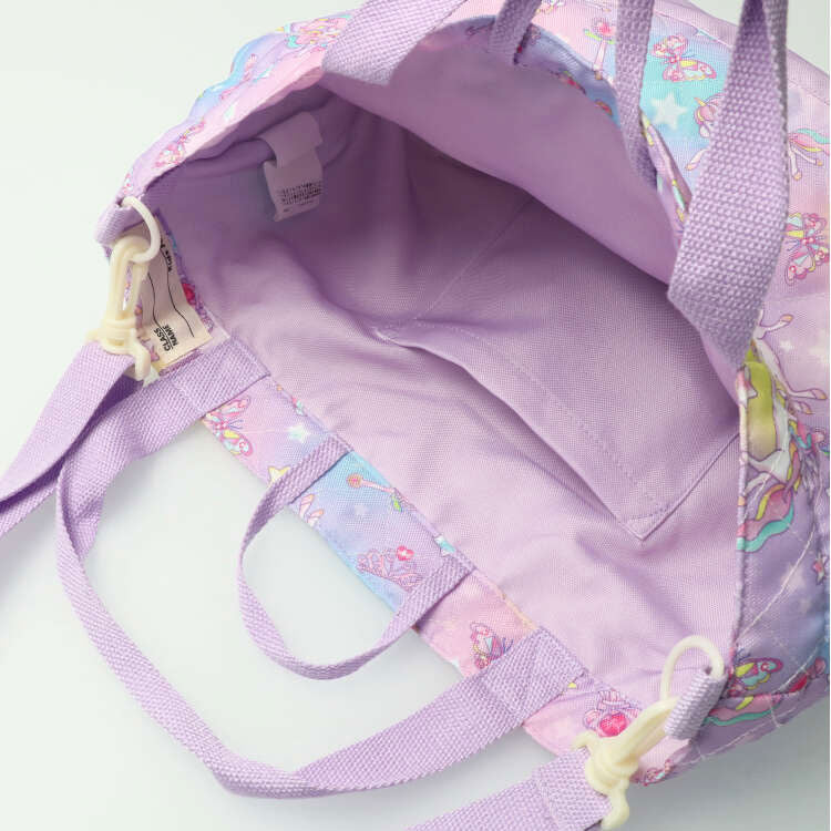 Kids Foret ユニコーン・恐竜・働く車・苺総柄レッスンバッグ