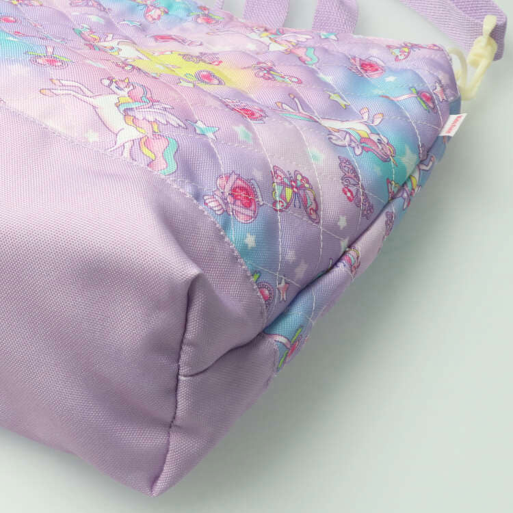 Kids Foret ユニコーン・恐竜・働く車・苺総柄レッスンバッグ