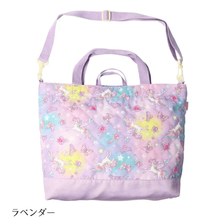 Kids Foret ユニコーン・恐竜・働く車・苺総柄レッスンバッグ