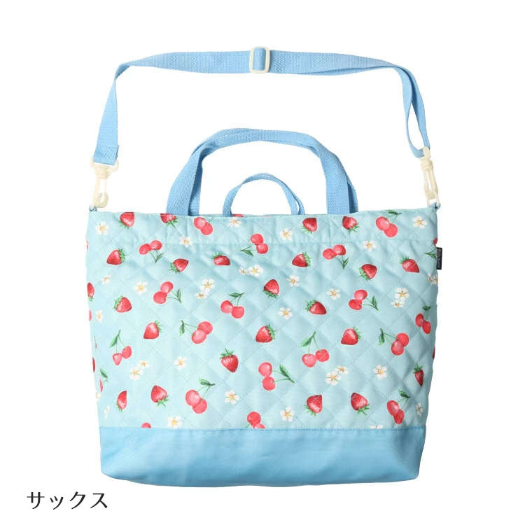 Kids Foret ユニコーン・恐竜・働く車・苺総柄レッスンバッグ