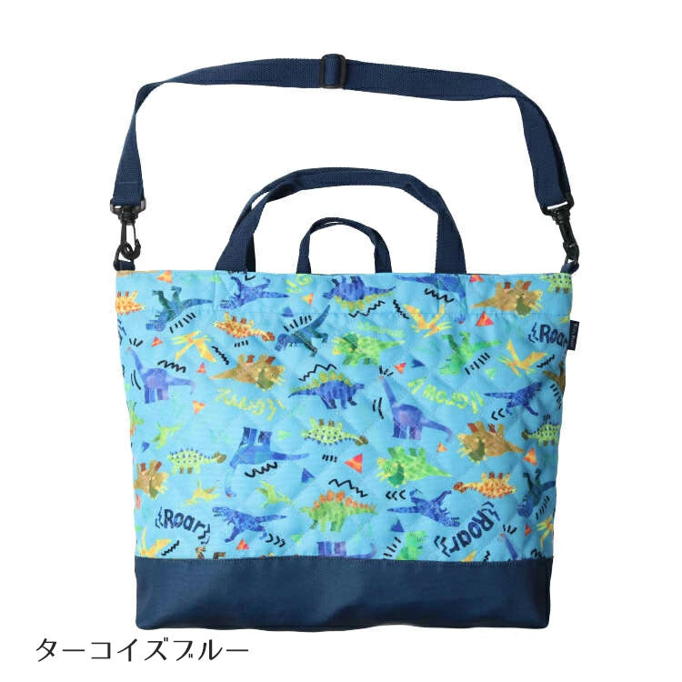 Kids Foret ユニコーン・恐竜・働く車・苺総柄レッスンバッグ