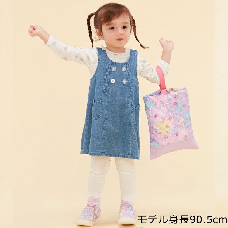 Kids Foret ユニコーン・恐竜・働く車・苺総柄シューズバッグ