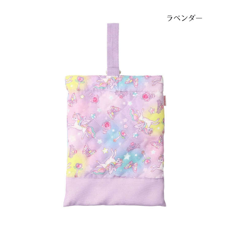 Kids Foret Unicorn, Dinosaur, Working Car, and Strawberry Print Shoe Bag