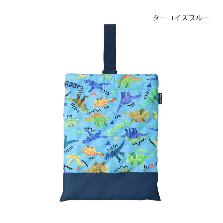 Kids Foret Unicorn, Dinosaur, Working Car, and Strawberry Print Shoe Bag