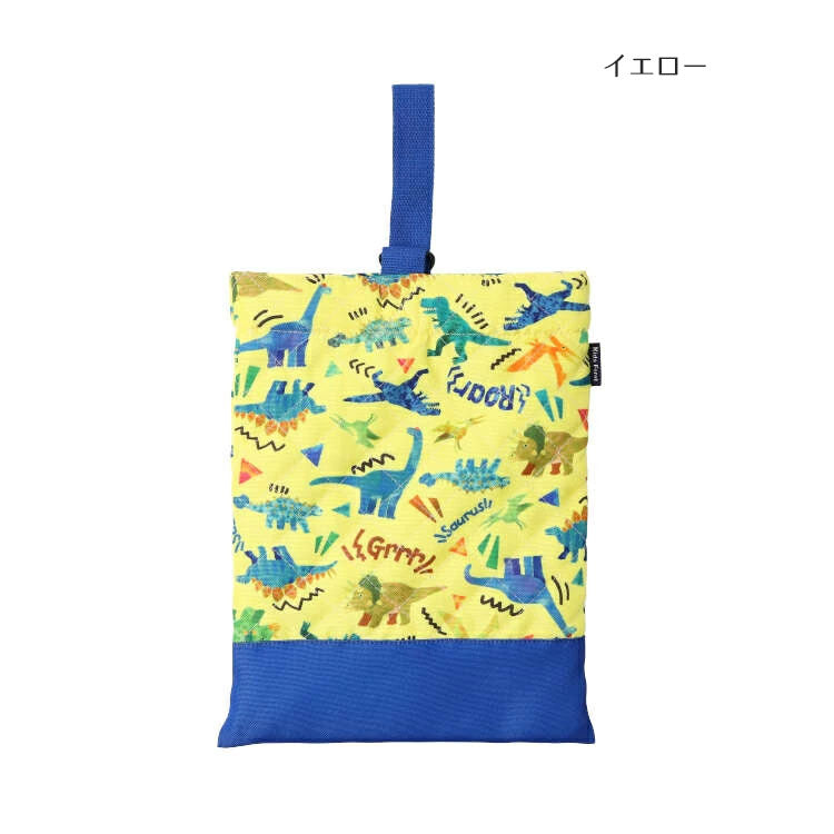 Kids Foret Unicorn, Dinosaur, Working Car, and Strawberry Print Shoe Bag