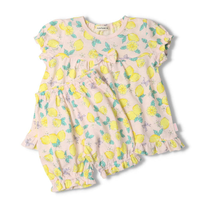 Antibacterial and deodorizing short-sleeved pajamas