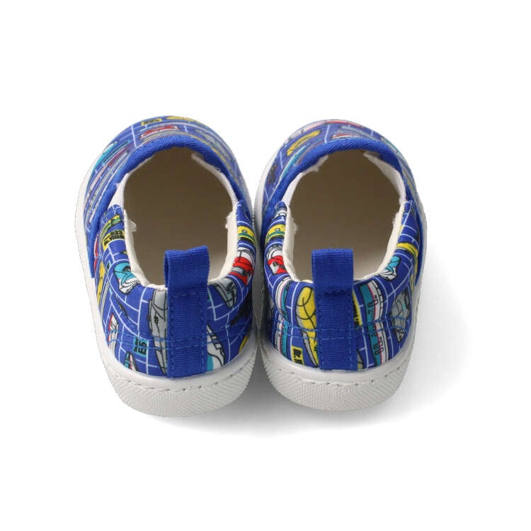 Hungry Heart Shinkansen Train Print Slip-ons