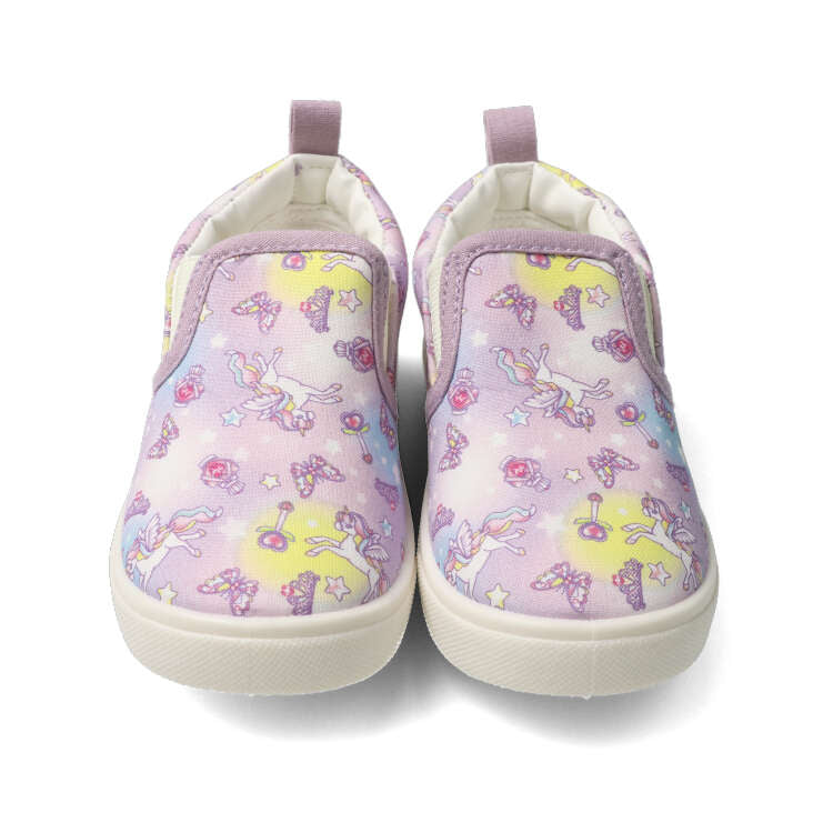 kid's foret all-over print slip-ons