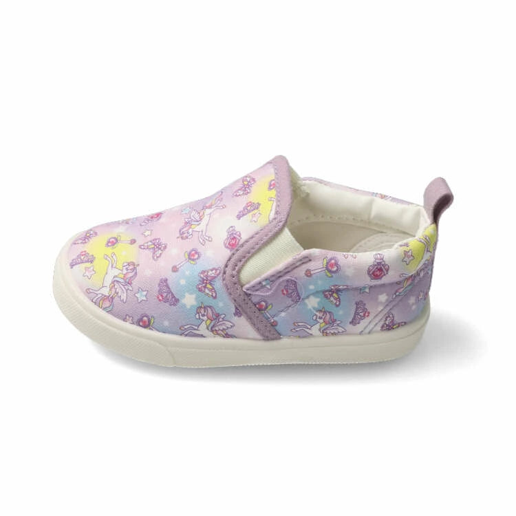 kid's foret all-over print slip-ons