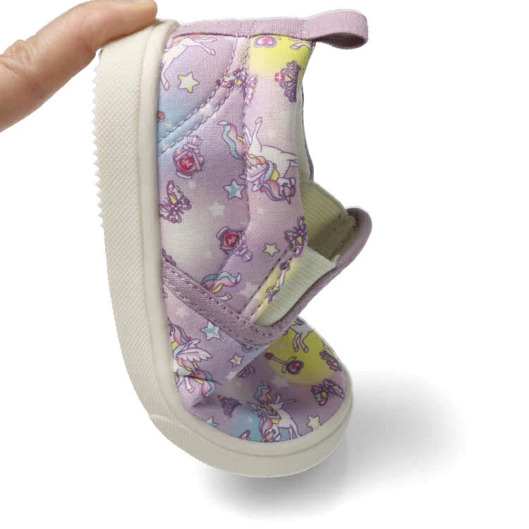 kid's foret all-over print slip-ons