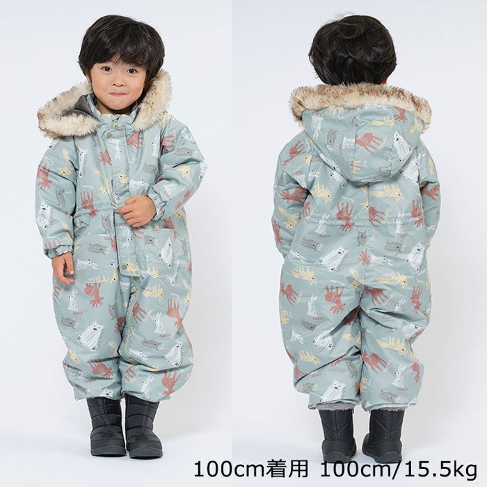 スノーウェア スキーウェア 子ども キッズ スノーコンビ ジャンプスーツ 防水 撥水 雪 ズボン 中綿 アウター ジャンパー スキー 男の子 女の子 柄 無地 かわいい