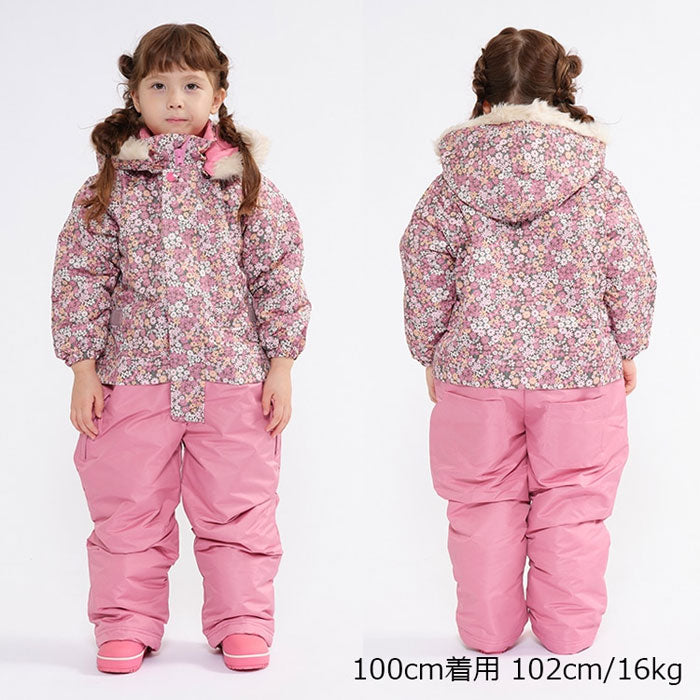 スノーウェア スキーウェア 子ども キッズ スノーコンビ ジャンプスーツ 防水 撥水 雪 ズボン 中綿 アウター ジャンパー スキー 男の子 女の子 柄 無地 かわいい