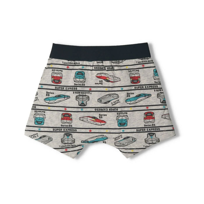 Shinkansen striped boxer shorts