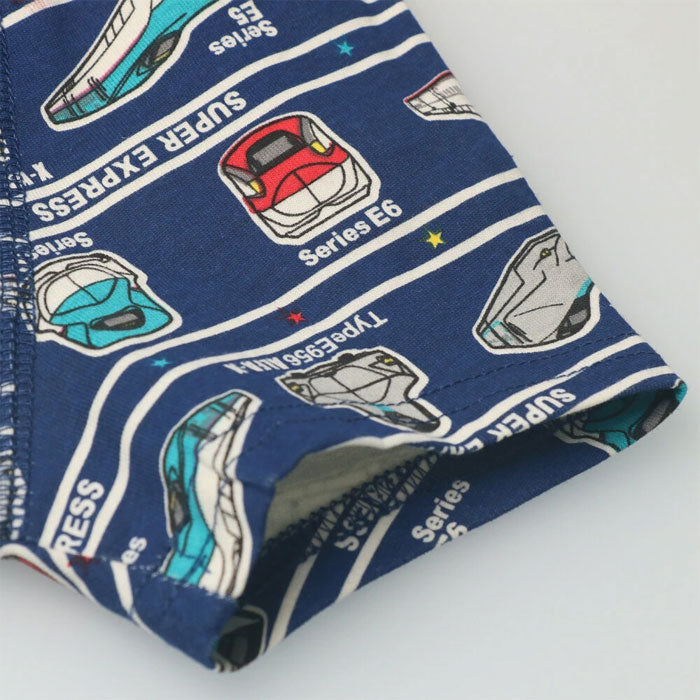 Shinkansen striped boxer shorts