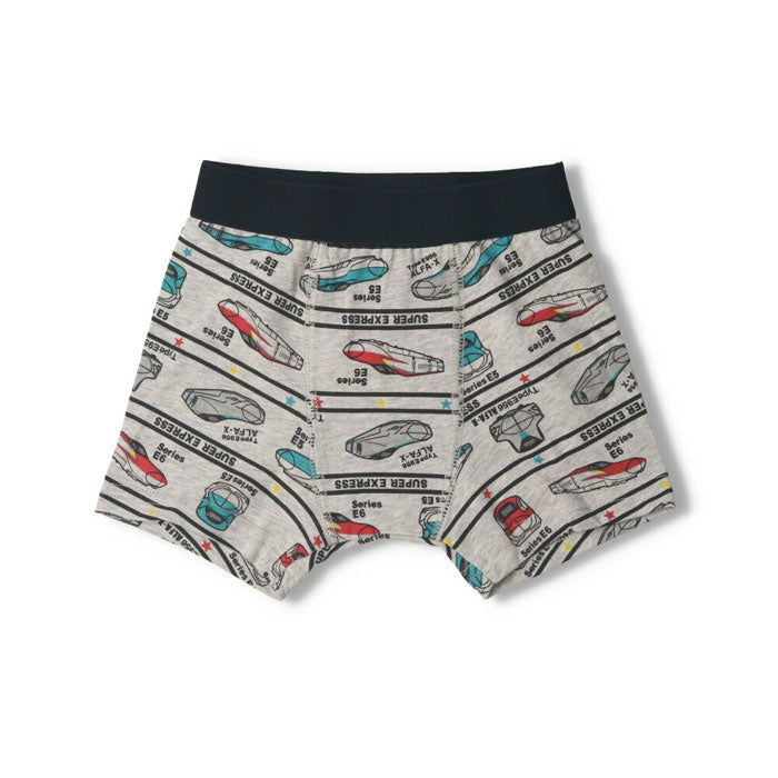 Shinkansen striped boxer shorts