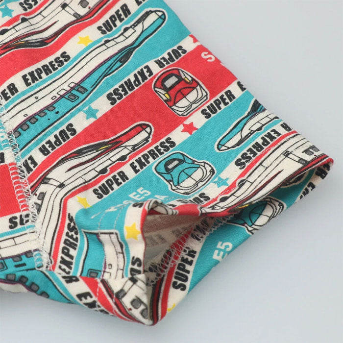 Shinkansen pattern colorful boxer shorts