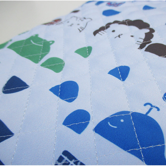 Matching quilted shoe bag