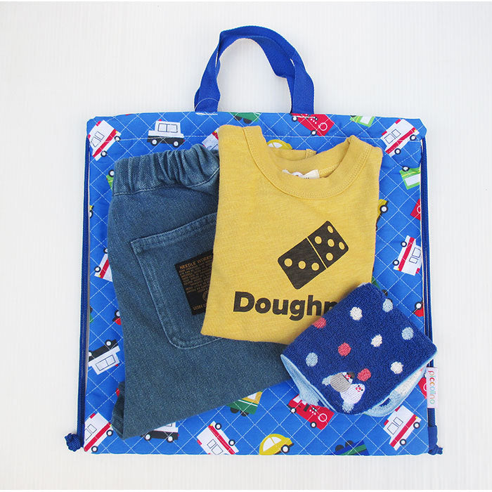 Matching quilted knapsack