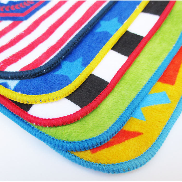 Set of 5 15 x 15 cm mini towels/handkerchiefs