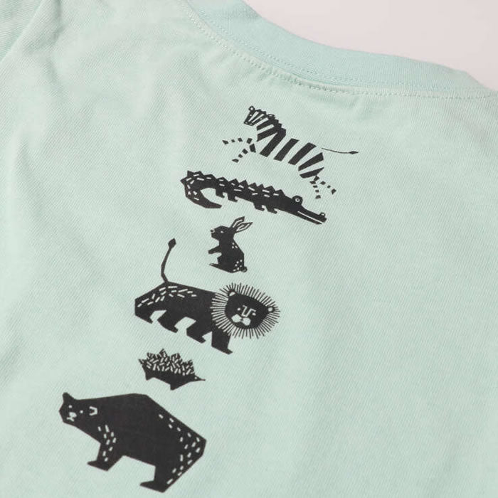 crescent 【HI!MY ZOO】動物プリント半袖Tシャツ