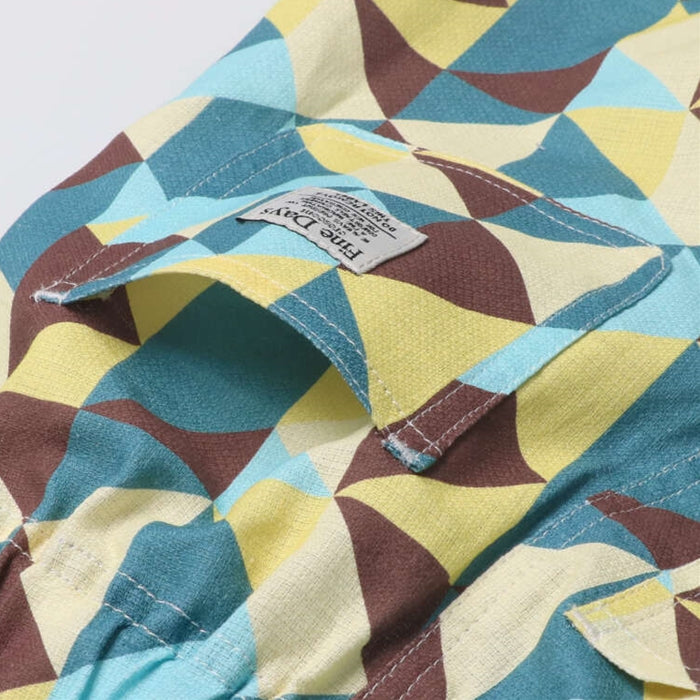 Crescent print shorts