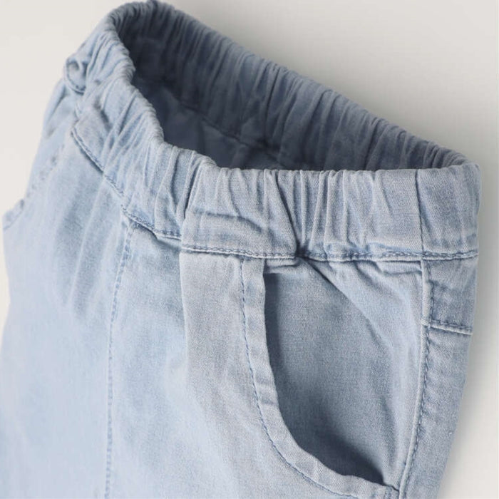 Striped and plain shorts