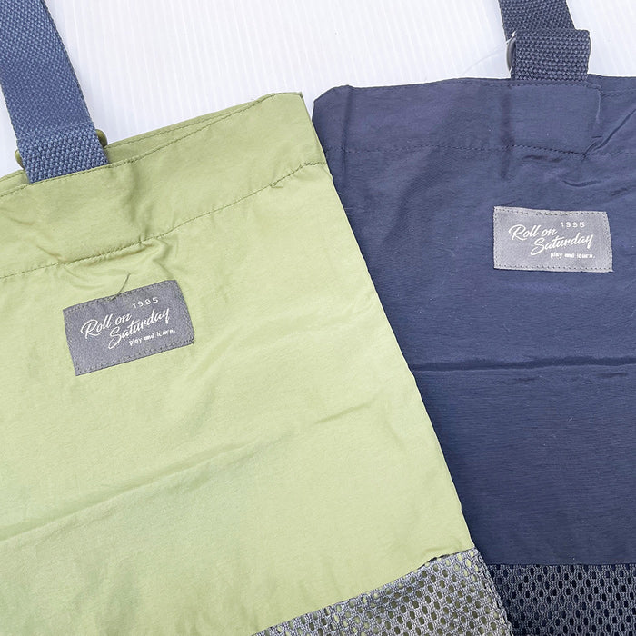 Mesh switching/shoe bag