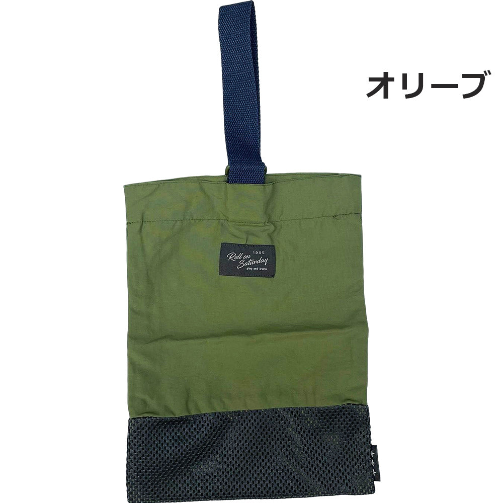 Mesh switching/shoe bag