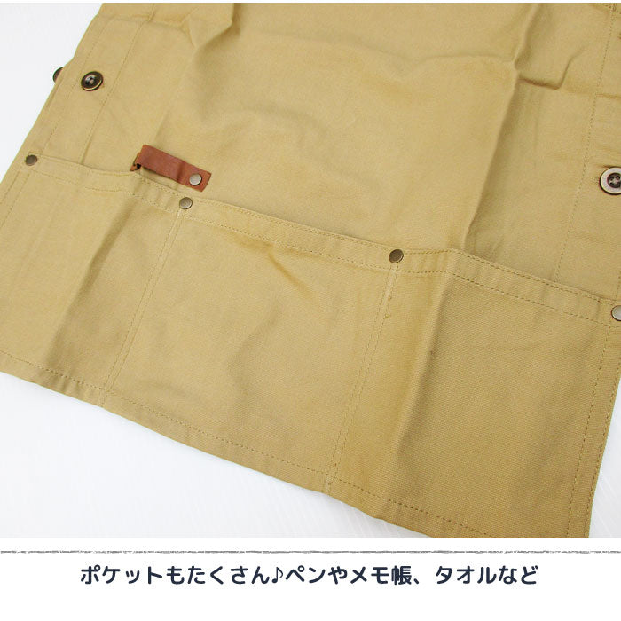 Kids work apron and bandana set