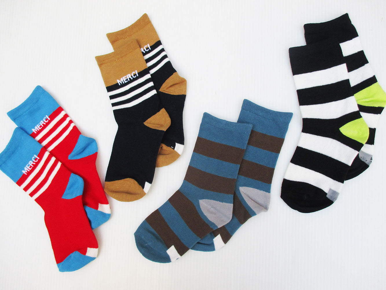 Set of 6 kids socks