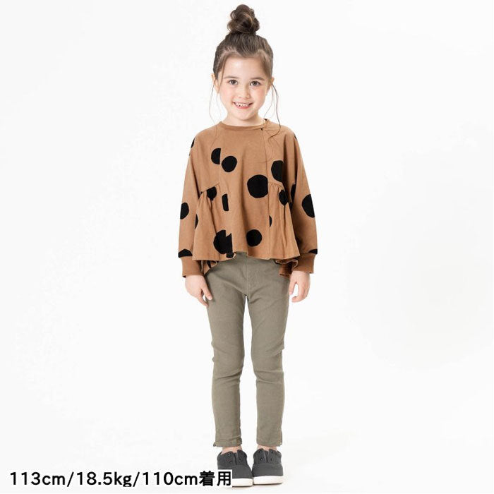 Deformed cut and sew top