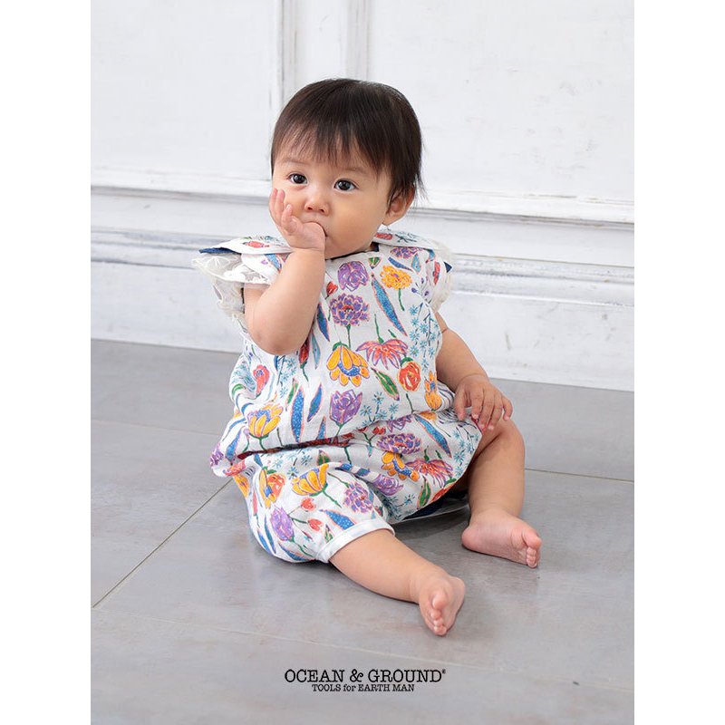 Ocean&Ground Baby Gauze Sleeper